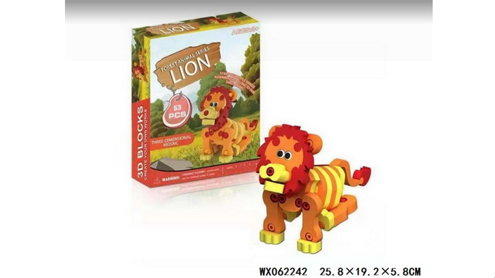 3D Wooden animal Puzzle Model Kit Toys for Kids Puzzle Build 3D Puzzles Educational Crafts Building Engineering DIY STEAM STEM Learning